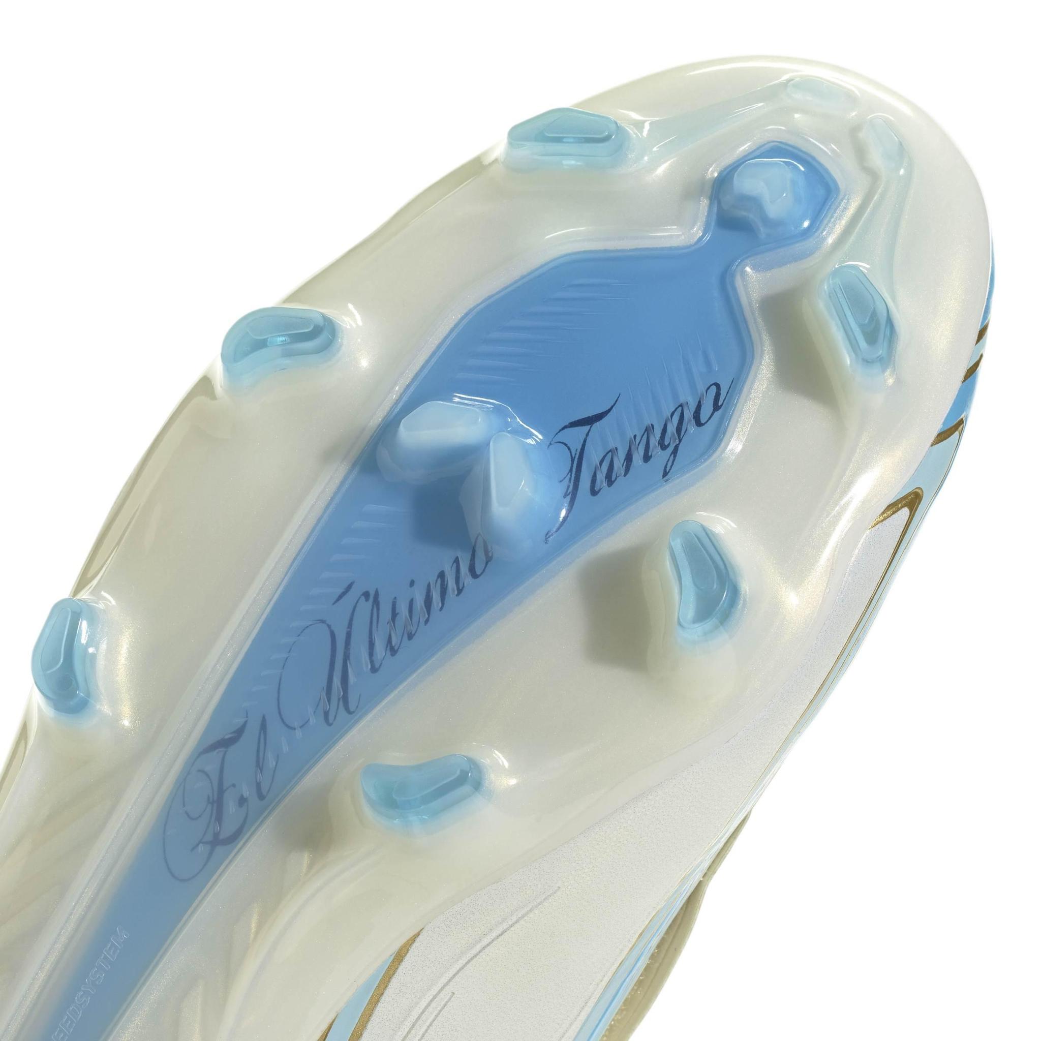 Adidas F50 Messi Pro FG Ivory/Blue - Image 9