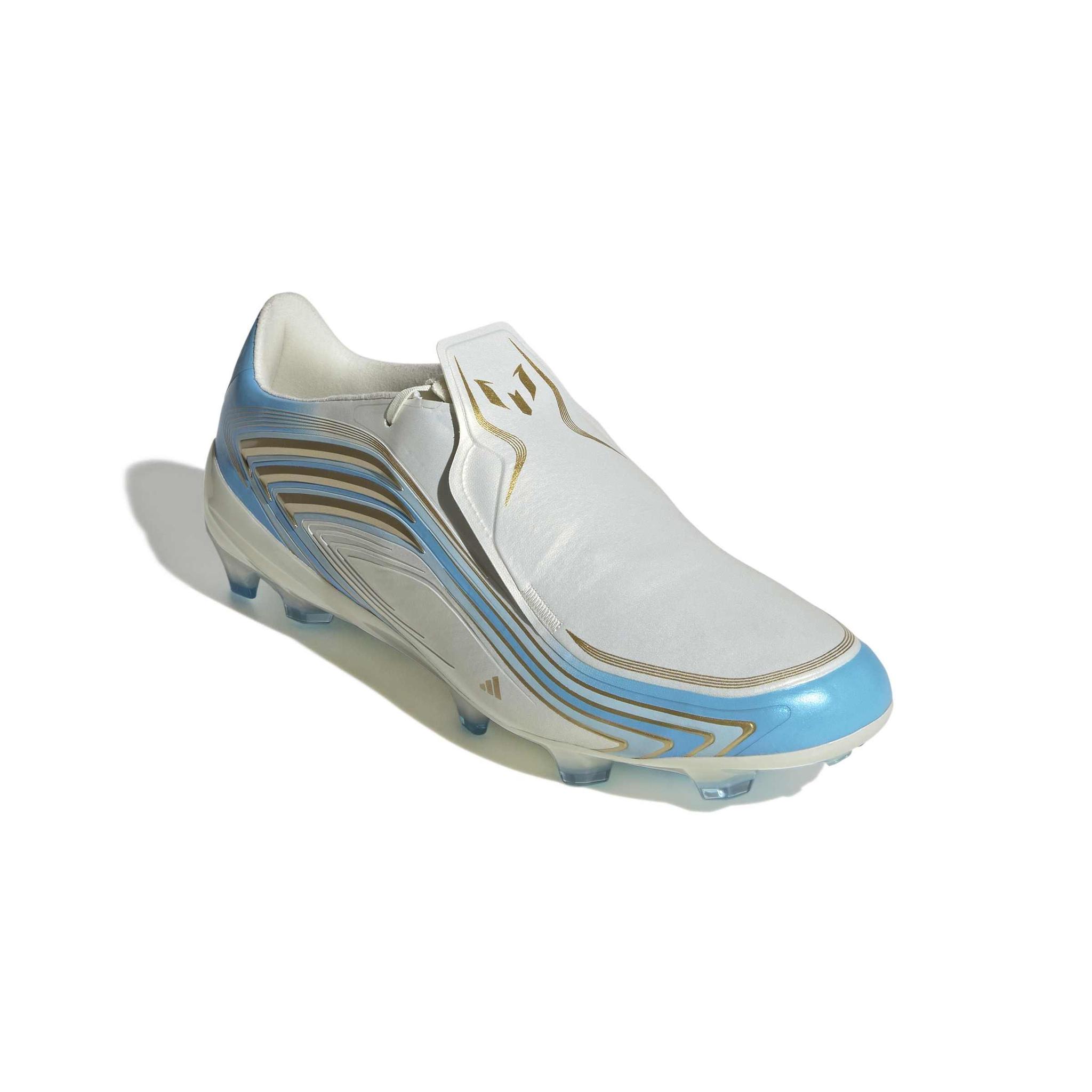 Adidas F50 Messi Pro FG Ivory/Blue - Image 6